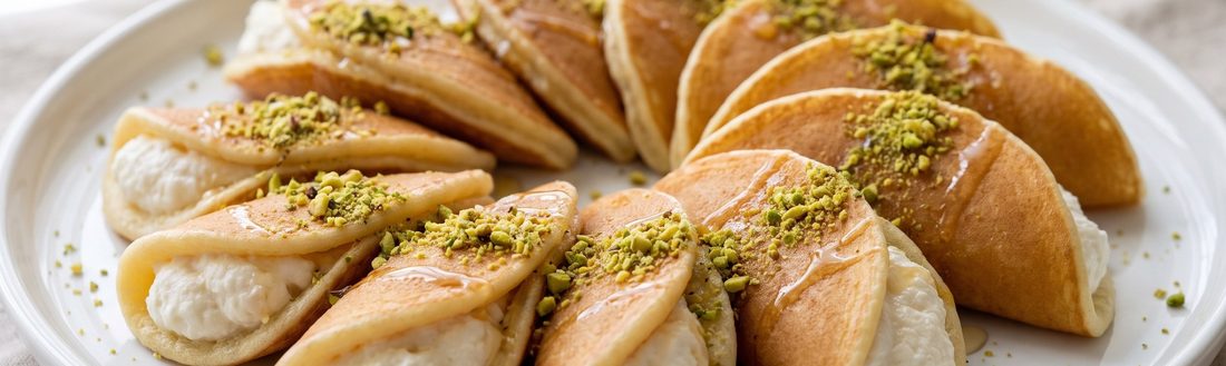 Healthy Qatayef mit Pistazien aus dem E-Book